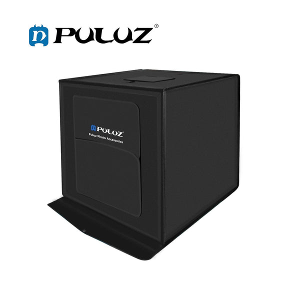 PULUZ PU5060 Photo Studio Light Box Portable 60cm Photography Tent Kit with 3 Removable Backdrop