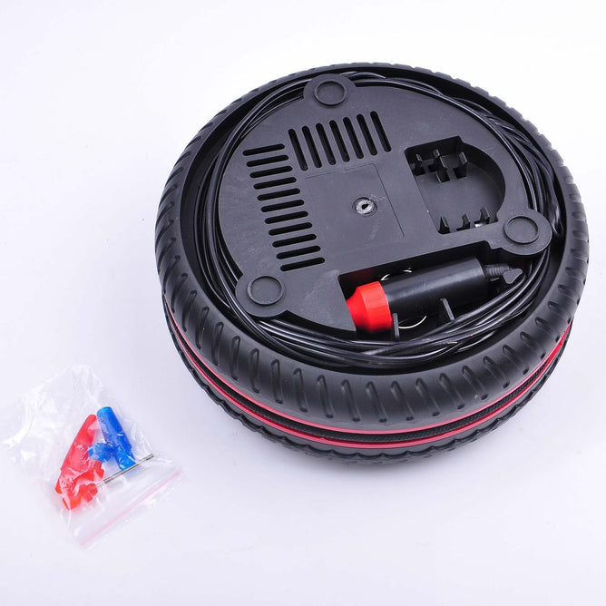Portable 260 PSI Wheel Design Air Compressor 12V DC Auto Inflator