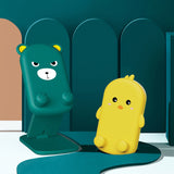 Cute Cartoon Rilakkuma, Kiiroitori Lazy Mobile Phone Holder Foldable Cellphone Stand for Mobile Phones and Tablets