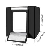 PULUZ PU5080 80cm Portable Studio Tent Kit with Removable Backdrops