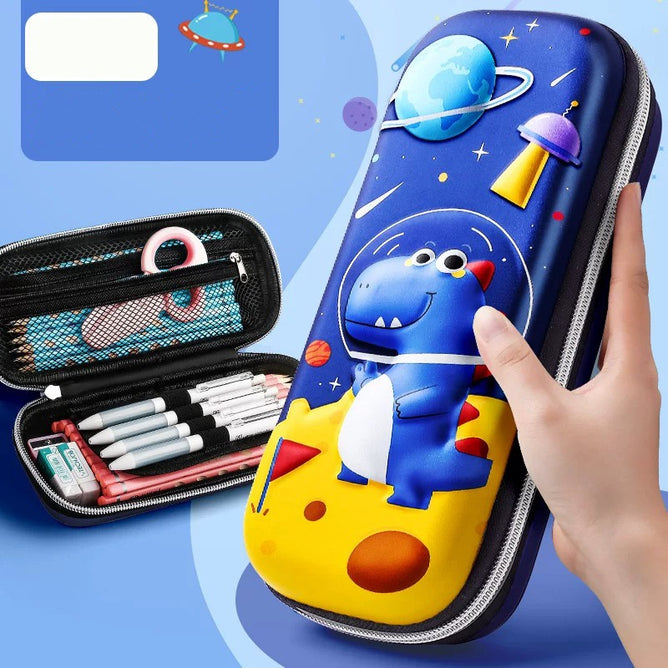 3D Hardtop EVA Pencil Case Cartoon Character Pen Bag for Stationery Gift Pouch School Supplies