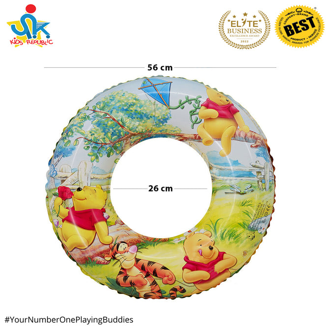 22 Inches Inflatable Cartoon Character Swim Ring Floater for Kids Boys and Girls