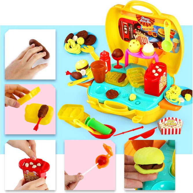 Dough Cinema Snack Bar Suitcase Playset