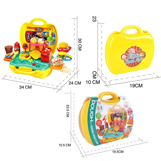 Dough Cinema Snack Bar Suitcase Playset