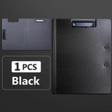 A4 Waterproof Foldable Clip File Thick Cover Folder Office Supply Stationary