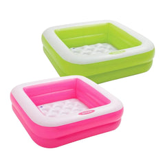 Intex Square Inflatable Swimming Pool for Kids Fun Outdoor Water Fun Summer Party