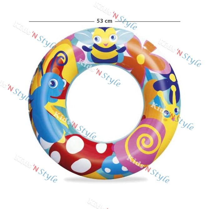 Bestway Inflatable Designer Printed Swim Ring 24 Inches For Kids Play in Swimming Pool