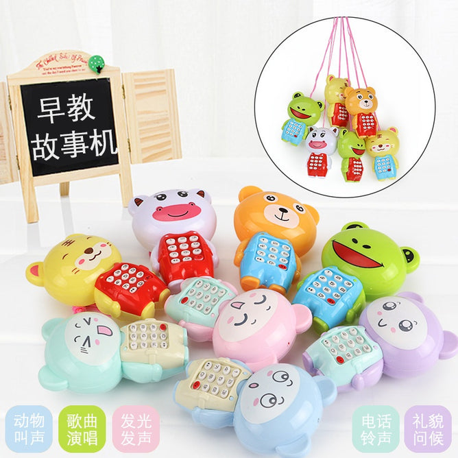 Early Education Electronic Cartoon Mobile Phone Telephone Cellphone Best Gift For Kids