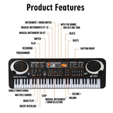 61-Key Bandstand Electronic Keyboard for Kids