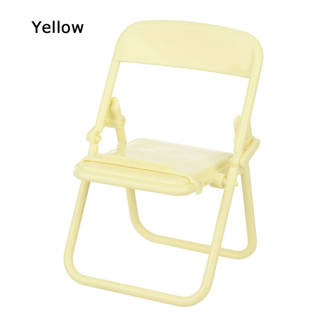 Multifunctional Foldable Phone Holder Chair Shape for Mobile Phone