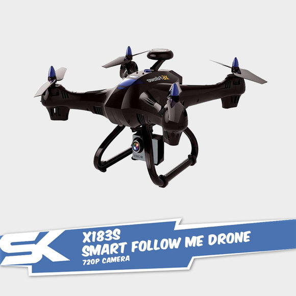 X183S 5G 720P Wi-Fi FPV Camera GPS Follow Me Large RC Quadcopter Aerial Professional Model Drone