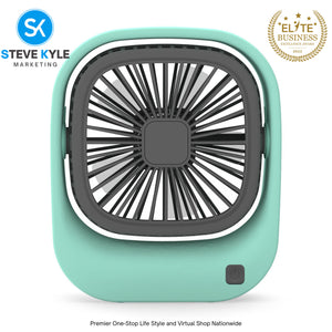 NEW Mini  Fan Rechargeable Portable Desktop Fan USB Mini Fan
