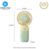 Handheld Mini Fan Outdoor Travel Portable Fan USB Rechargeable Fan Student Pocket Fan