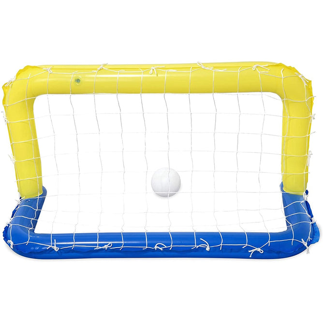 Bestway Inflatable Water Polo Volleyball Net Swimming Set Pool for Outdoor Fun Activities