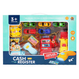 Pretend Play Cash Register Toy with Lights and Sound Scanning Feature