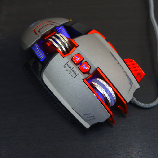 Mixie Wired Gaming Macro Programmable Design RGB Lighting Effect Mouse