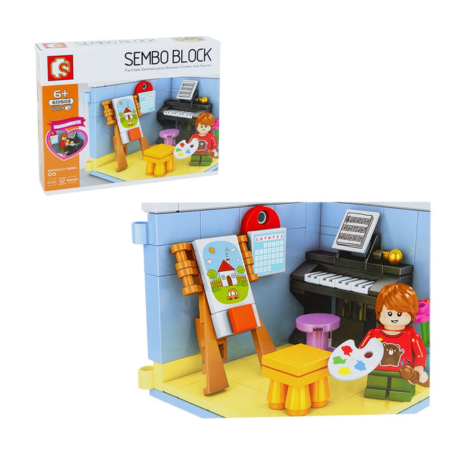 Play Set Series 4 in 1 Blocks Kids Collectible Toys best Gift for Children