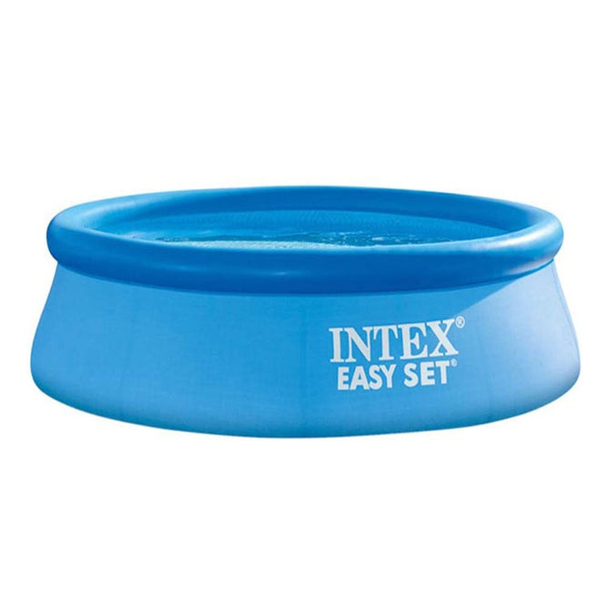 Intex Easy Set up Inflatable Portable Above Ground Round Pool for Outdoor Family Swimming Pool
