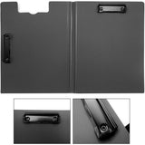 A4 Waterproof Foldable Clip File Thick Cover Folder Office Supply Stationary