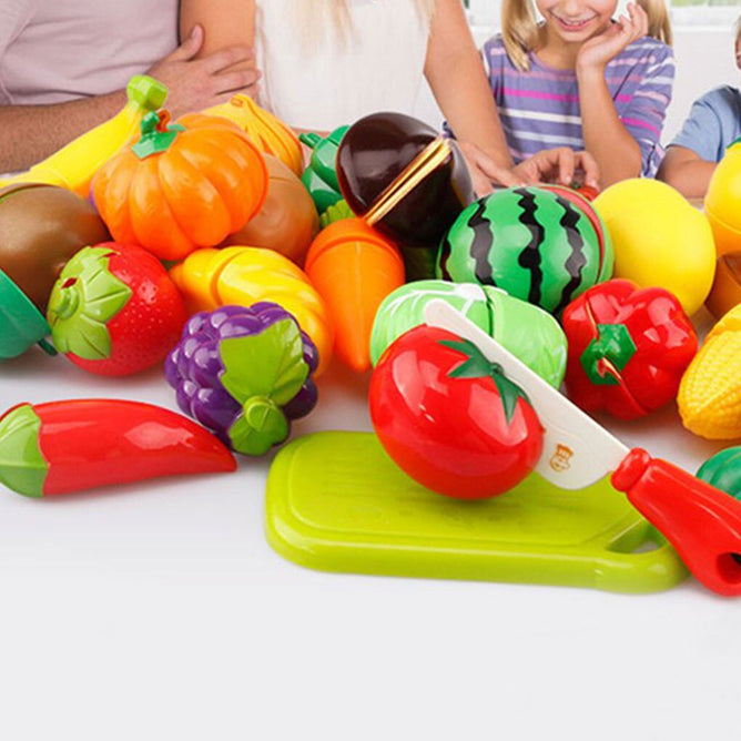 Simulation Fruit Vegetable Model Children Creative Fruit Cutting Best Gift toy for kids