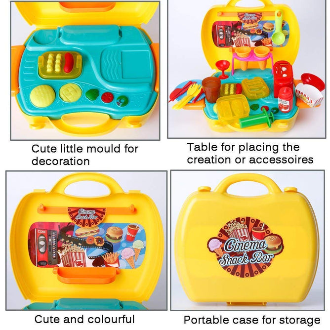 Dough Cinema Snack Bar Suitcase Playset