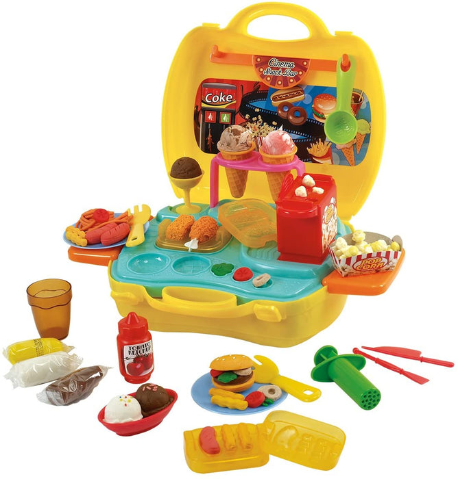 Dough Cinema Snack Bar Suitcase Playset