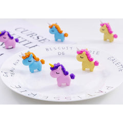 Random Color Cute Animal 3D Unicorn Rubber Eraser Primary Student Gift Stationery