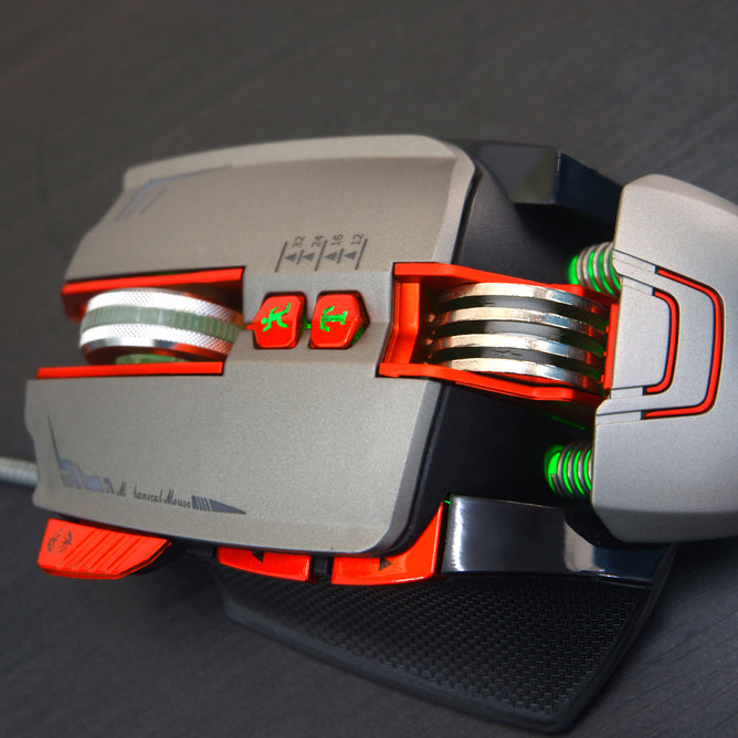 Kyle Computer Mouse Mixie Wired Gaming Macro Programmable Design RGB Lighting Effect Mouse ...
