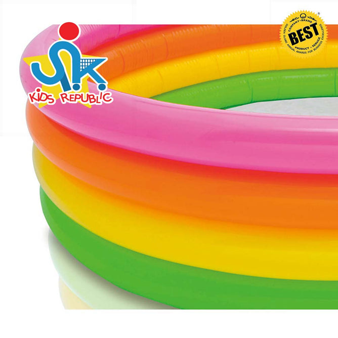 Intex 56441 Four Color Loops Fluorescent Inflatable Kiddie Swimming Pool