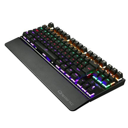 K28 87 Keys Wired Gaming Mechanical Keyboard with Back-light for PC and Laptops