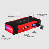 82800 mAh Multi-function 12V Car Jump Emergency Starter and Power Bank Set