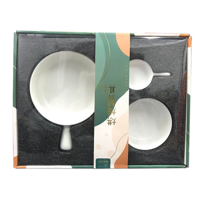 Nordic Ceramic 4 in 1 Bowls and Dishes Tableware Gift Set for Kitchen Utensils