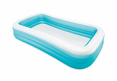 Swim Center Rectangular Size Inflatable Swimming Pool in Tropical Reef Design