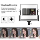 PULUZ PU5220US 15W 1650lm 200 LEDs 3200-5600K Dimming Studio Video Light LED Photo Light