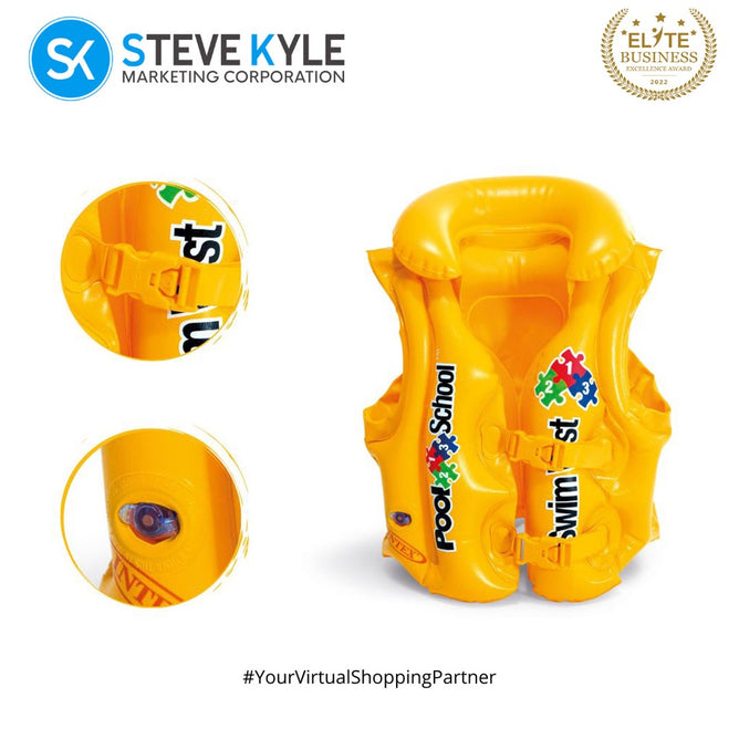 Inflatable Intex 58660 Deluxe Baby Pool School Swim Vest