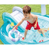 Intex 57165 Gator Inflatable Play Center for Outdoor Kiddie Swimming Pool