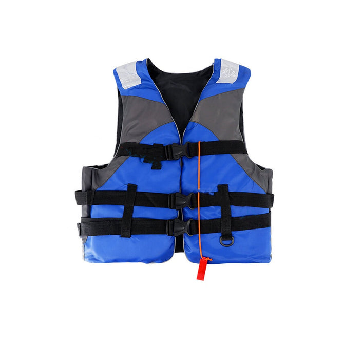 Adult Life Jacket Universal Swimming Polyester Foam Waterproof Life Jacket Vest with Whistle