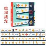 Educational Montessori Puzzle Duo Matching Puzzle Pairing Words Connecting for Kids Toys