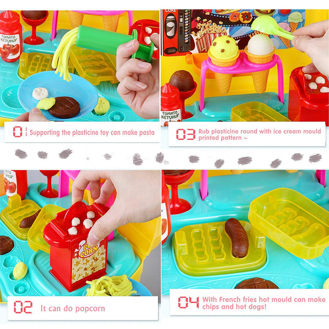 Dough Cinema Snack Bar Suitcase Playset