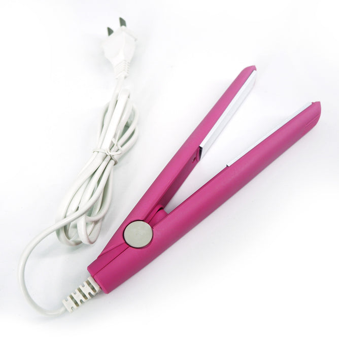 Portable 2-in-1 Mini Hair Straightener and Curler