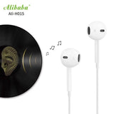 Alibaba Ali-H015 High Quality Wired Earphones for iPhone Universal Headset