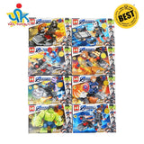 8 in 1 Heroes Assembles Mini Blocks Collectible Character Toys Gift Set for Kids