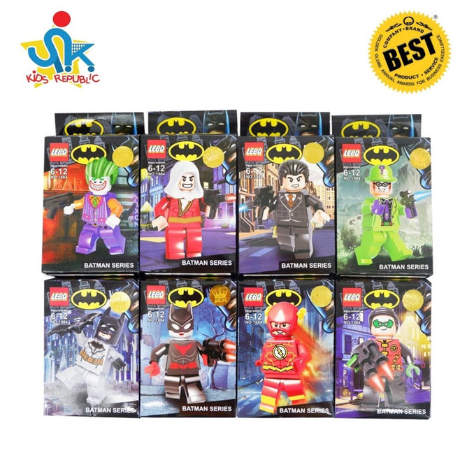 8 in 1 Heroes Assembles Mini Blocks Collectible Character Toys Gift Set for Kids