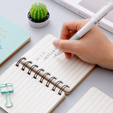 A7 4 Pieces Pocket Notebook Cute Cartoon Character Spiral Diary Notebook for Home & School Supply