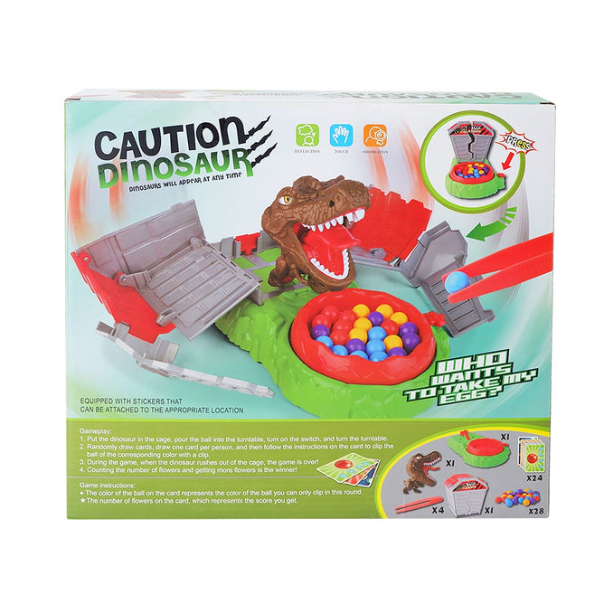 Caution Dinosaur Family and Friends Board Game Multi Player Fun Toys for Kids
