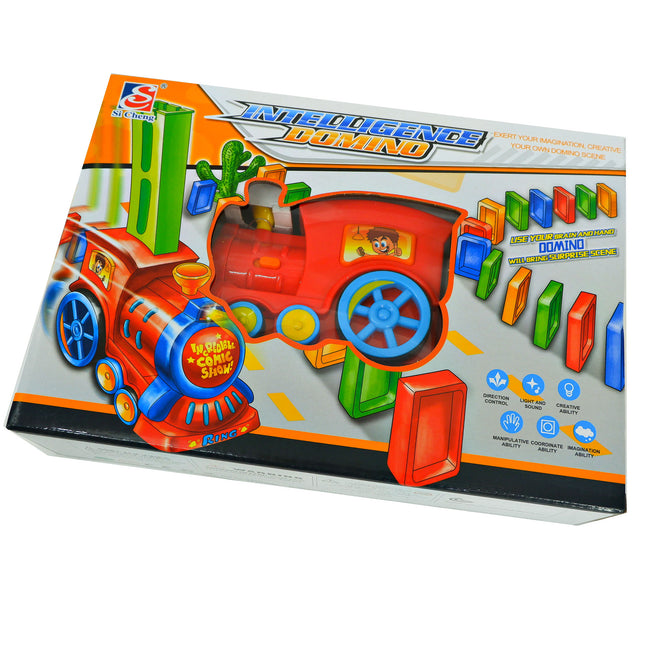 SC8342 Domino Train Toy Set (60pcs Colorful Dominos)