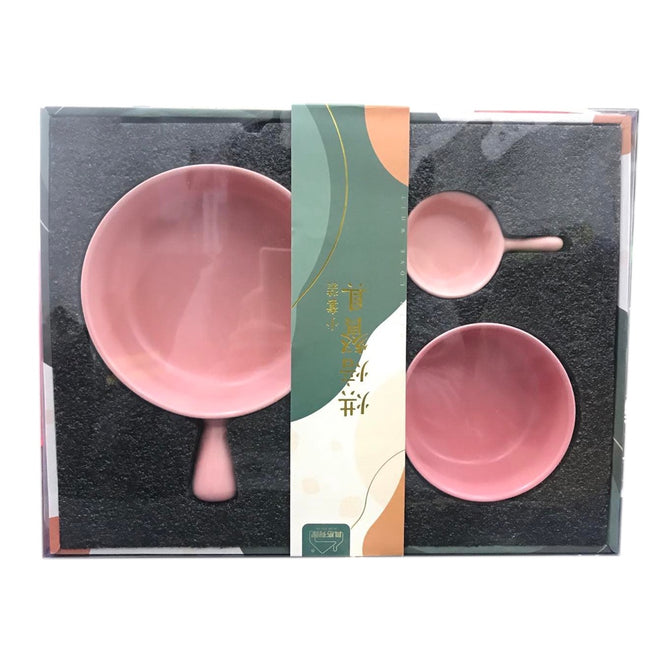 Nordic Ceramic 4 in 1 Bowls and Dishes Tableware Gift Set for Kitchen Utensils
