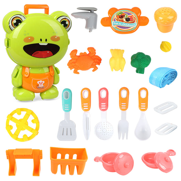 L666-42 Frog Kitchen Playset Pet Backpack