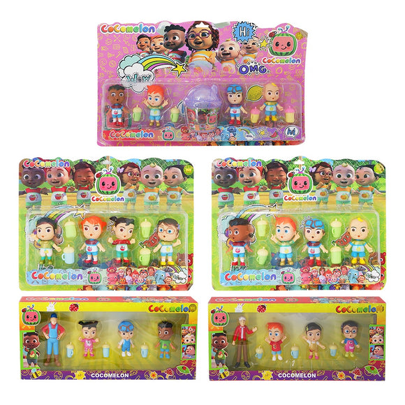 Coco 4 in 1 Family and Friends 9mm Figures toys gift for Kids