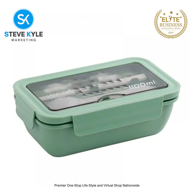 1100ml Japanese-style Sealed Multi-compartment Healthy Material Food Storage Container Lunch Box